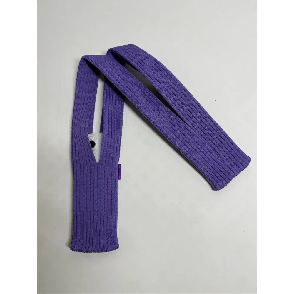 iPhone Pocket Long Purple Knit